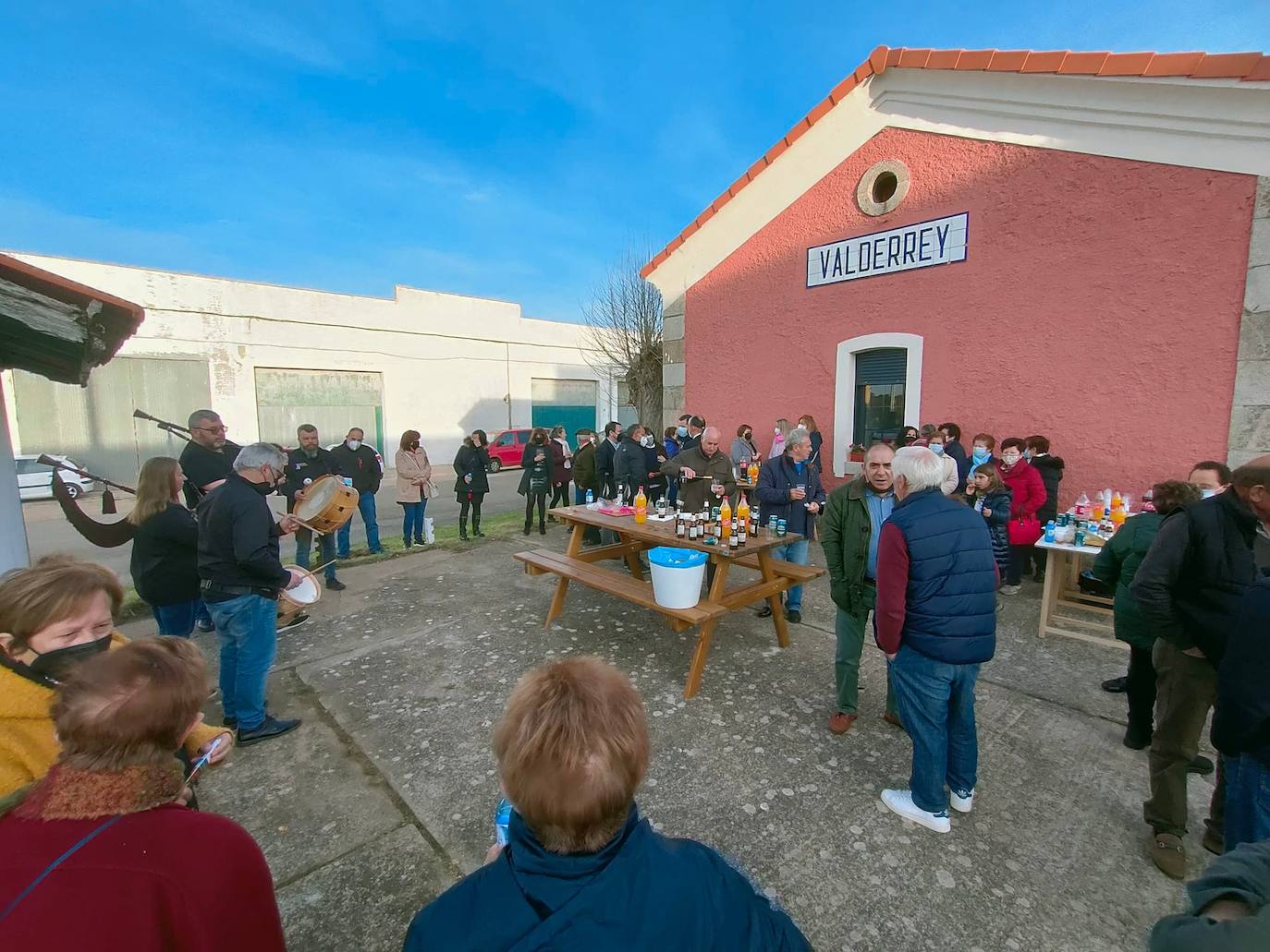 Inauguración del albergue municipal en Valderrey. 