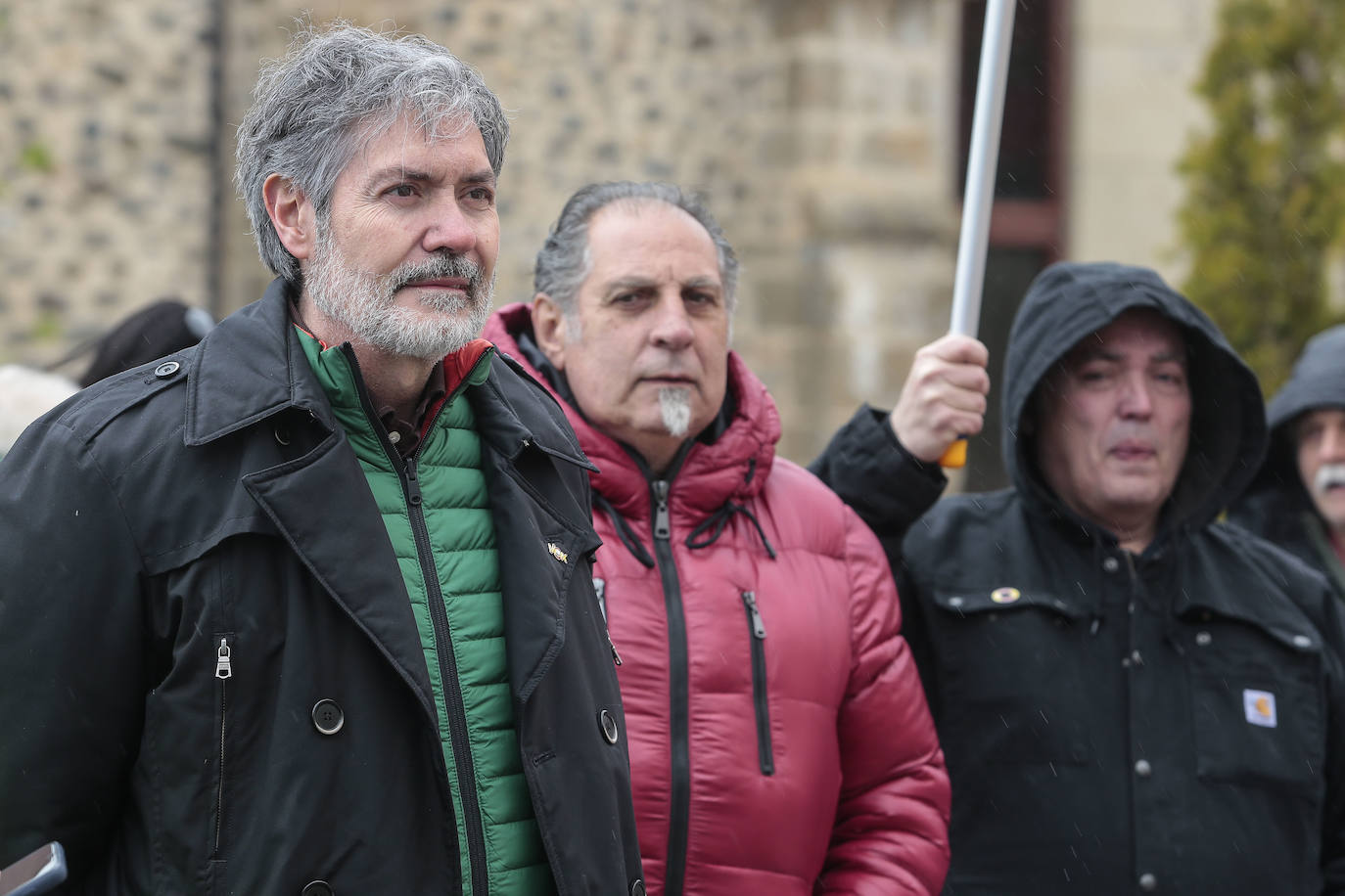 Movilización convocada a iniciativa de un grupo de ganaderos locales de Riaño (León) para protestar contra la protección del lobo. 