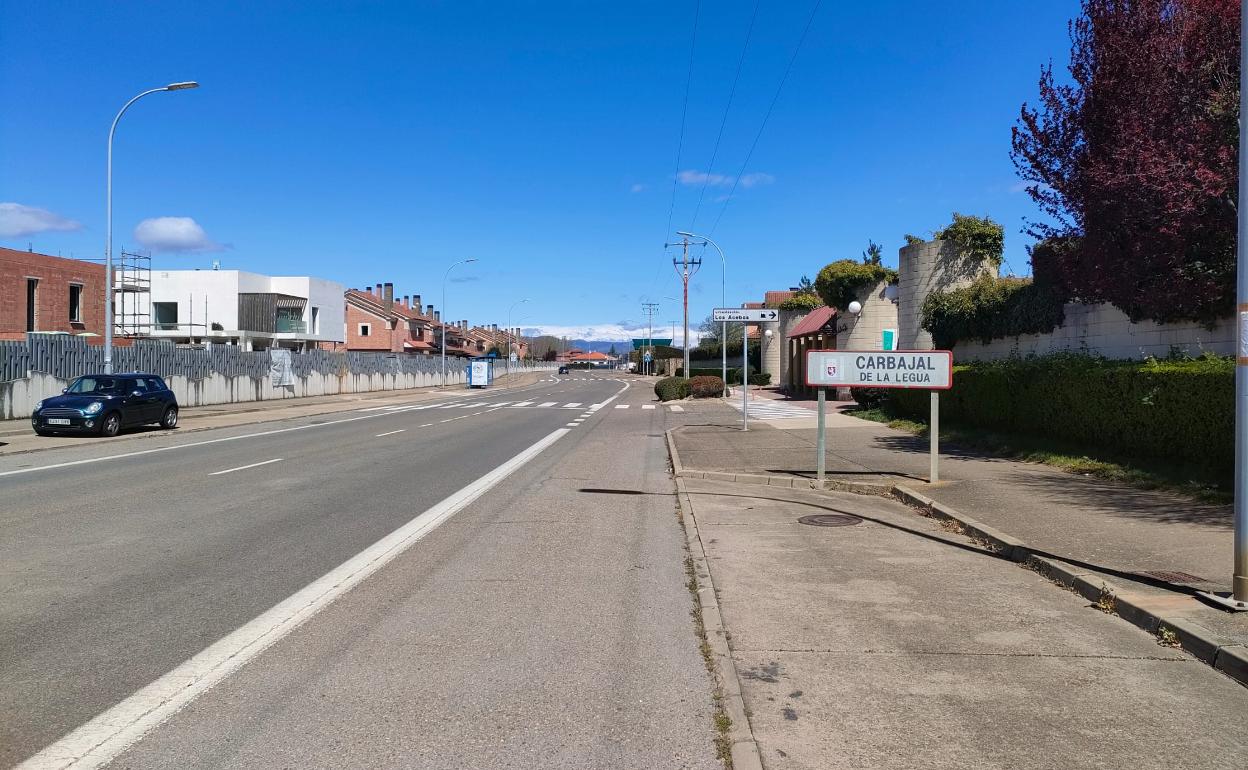 Algunas de las obras se realizarán en Carbajal de la Legua, localidad colindante con la capital.