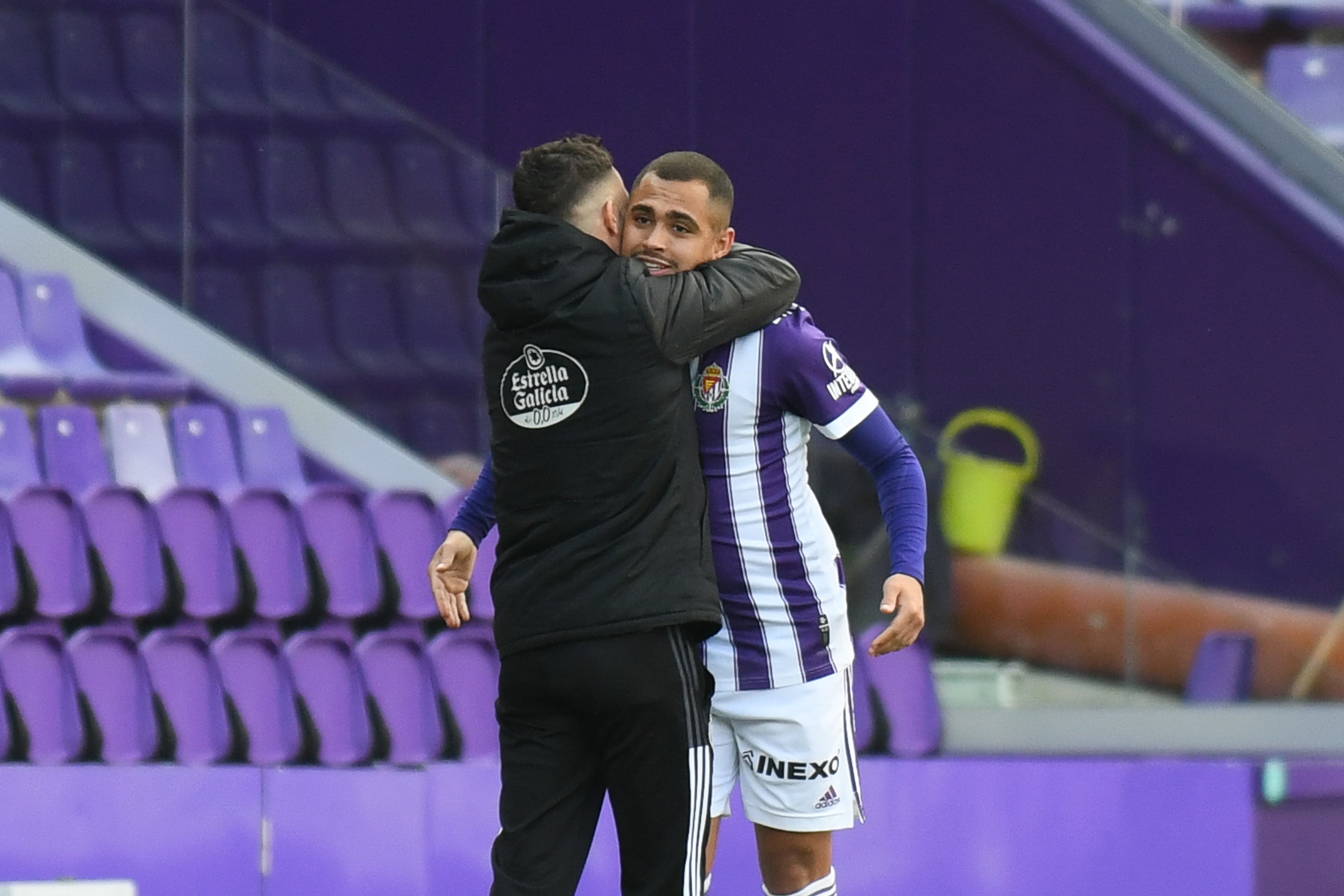 Imagen del encuentro entre la Cultural y el Valladolid Promesas. 