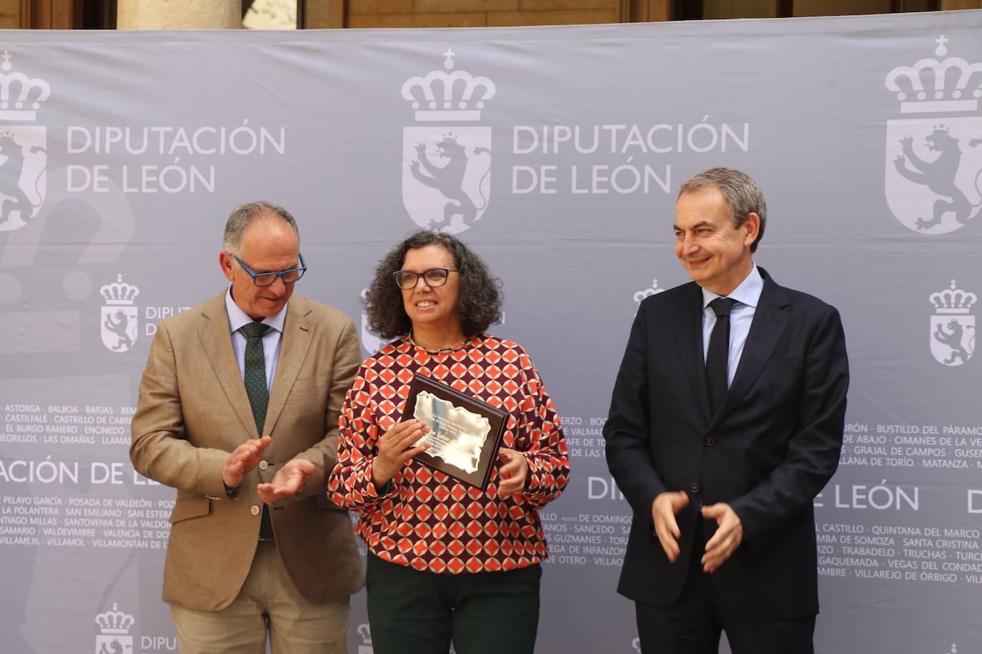 Llegada de José Luis Rodríguez Zapatero y acto de la primera gala de los Premios de la Trashumancia. 