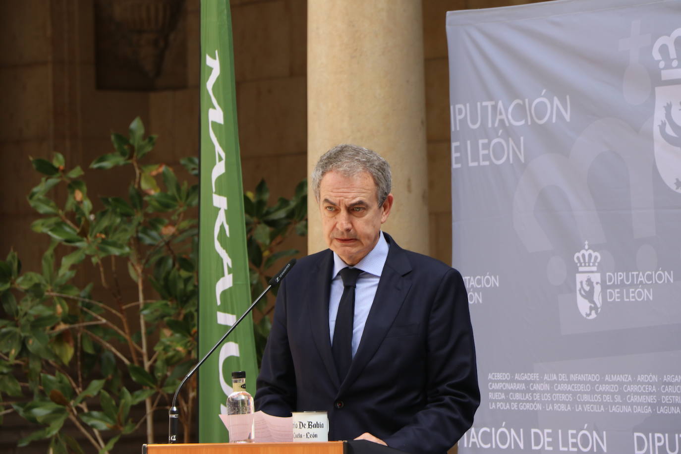 Llegada de José Luis Rodríguez Zapatero y acto de la primera gala de los Premios de la Trashumancia. 