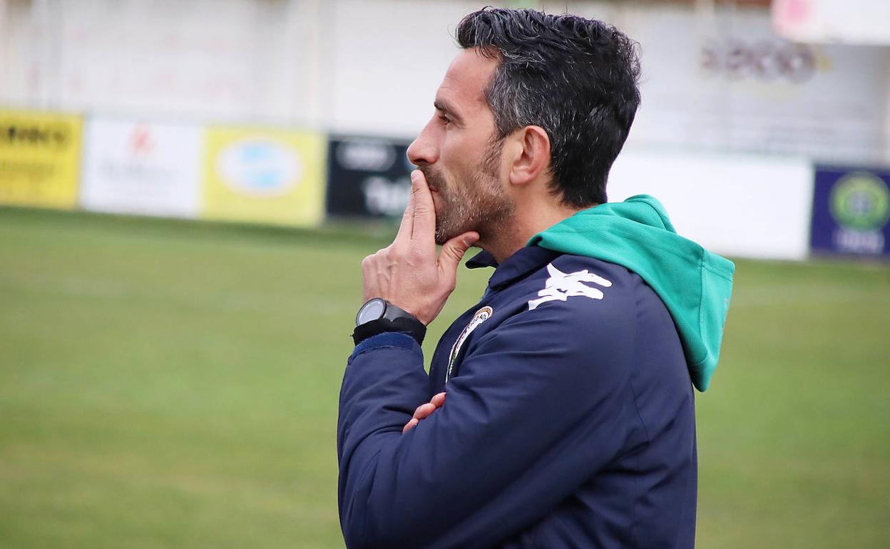 Chuchi Jorqués, en un partido con el Atlético Astorga esta temporada.