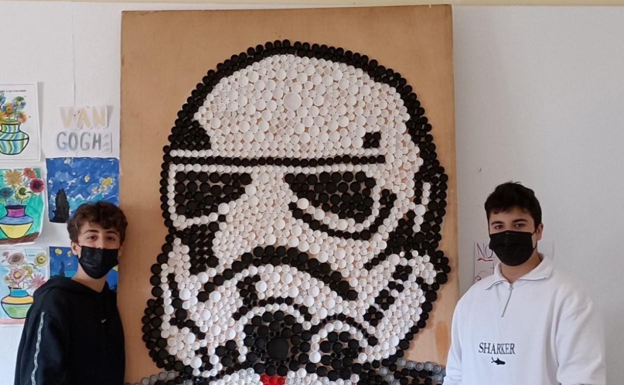 Autores y obra que se expondrá en la muralla del Archivo Histórico Provincial de León. 