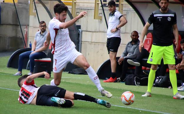 Aarón, en el partido ante el Zamora.