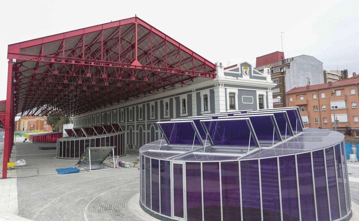 Imagen del paseo de la estación, que se ahora se abre a los vecinos de León. 