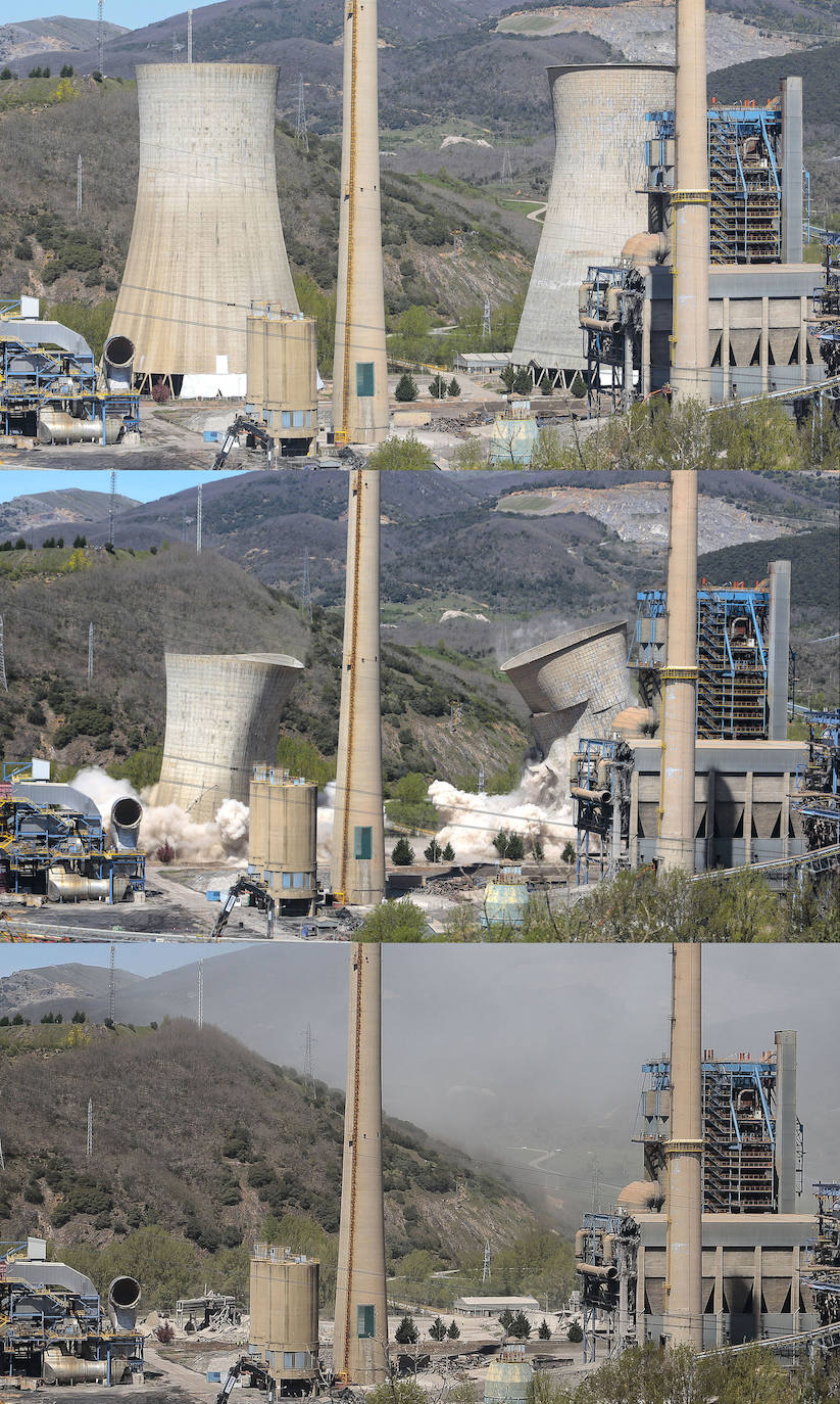 Fotos: La voladura de la térmica desde las ópticas de Peio y Campillo