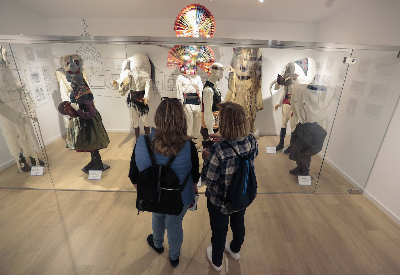 Inauguración del Centro de Interpretación del Antruejo de Llamas de la Ribera, Guima