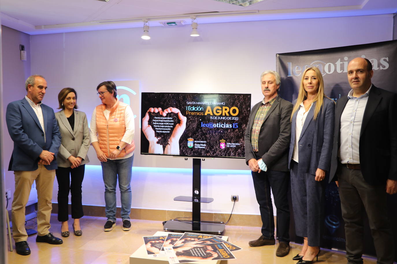 Presentación de los I Premios Agro de León en la redacción de leonoticias.