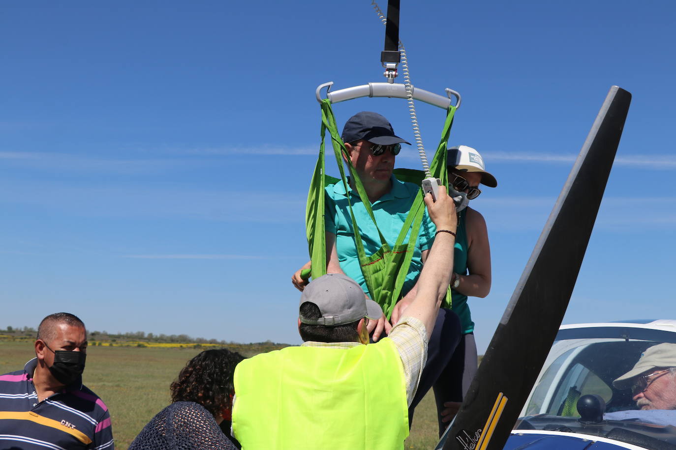 V Jornada de Vuelo Adaptado para usuarios del CRE de San Andrés del Rabanedo 