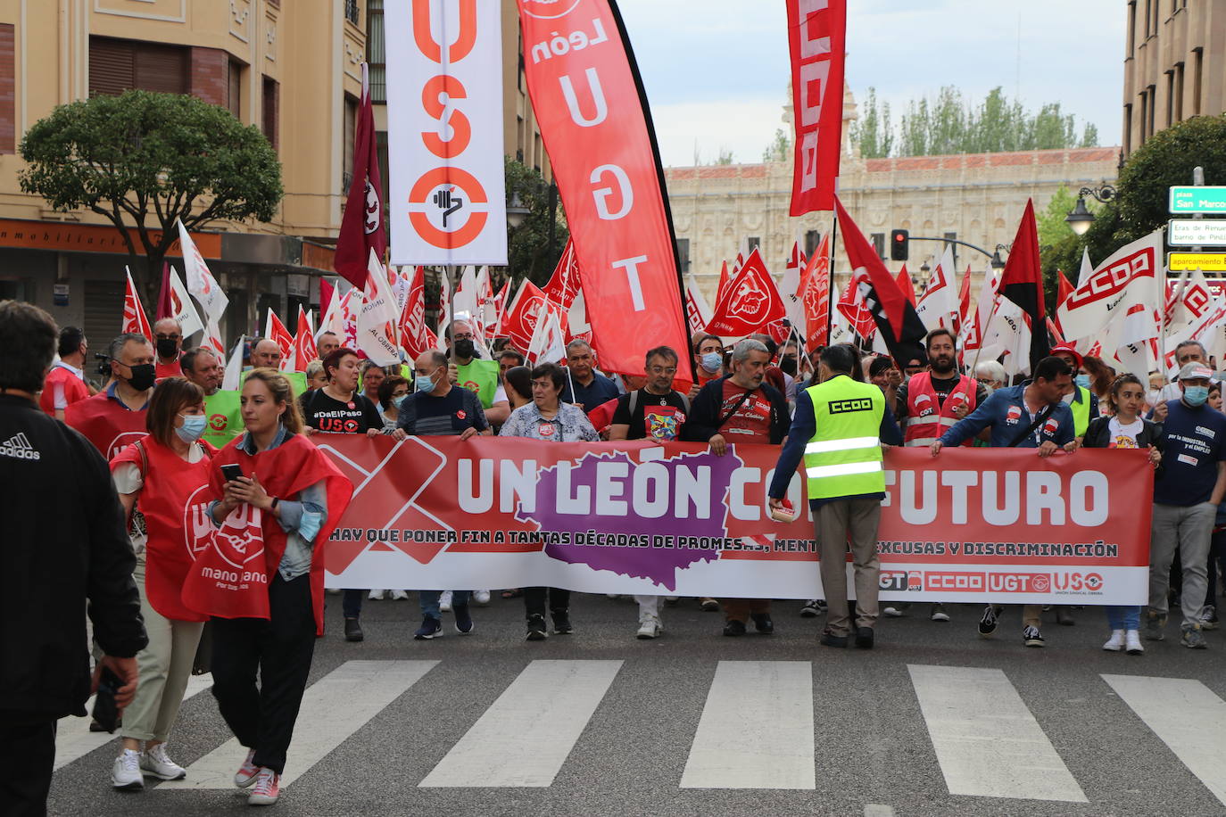 Manifestación por León en la capital leonesa. 