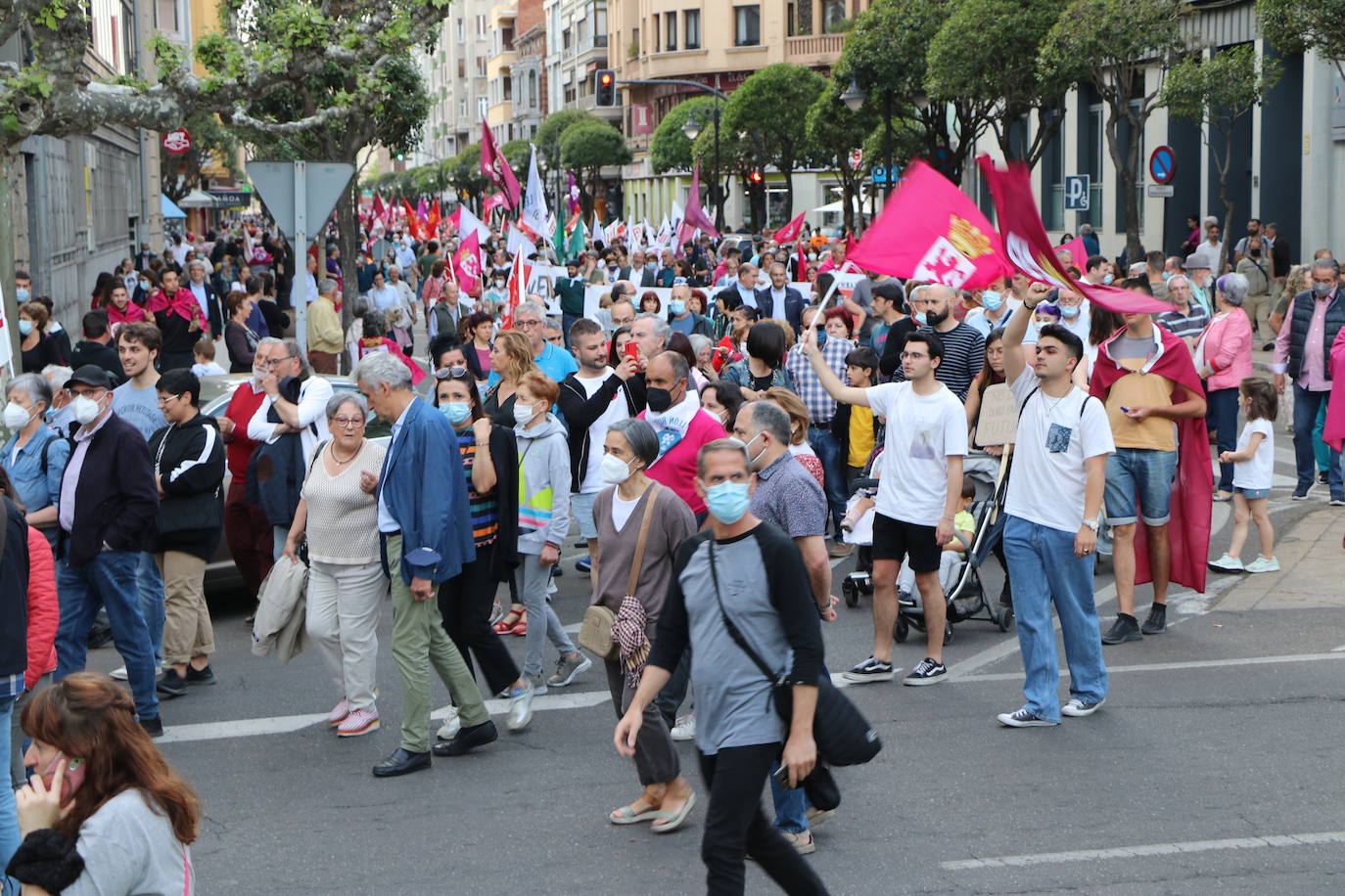 Manifestación por León en la capital leonesa. 