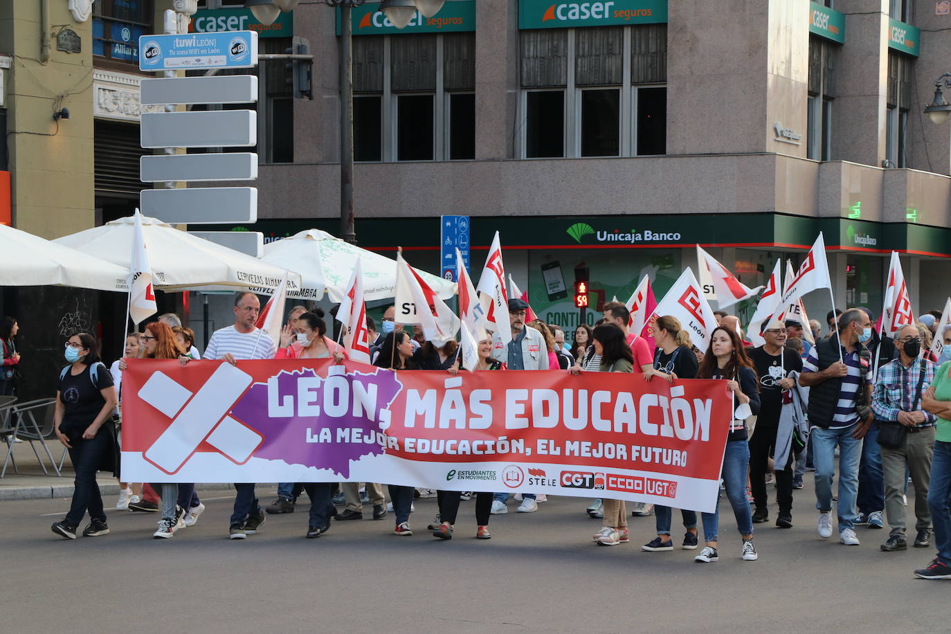 Manifestación por León en la capital leonesa. 