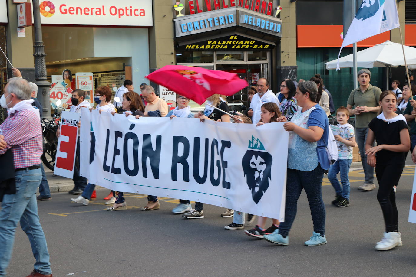 Manifestación por León en la capital leonesa. 