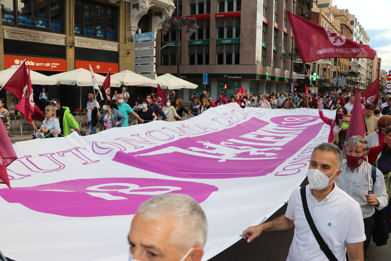 Manifestación por León en la capital leonesa. 