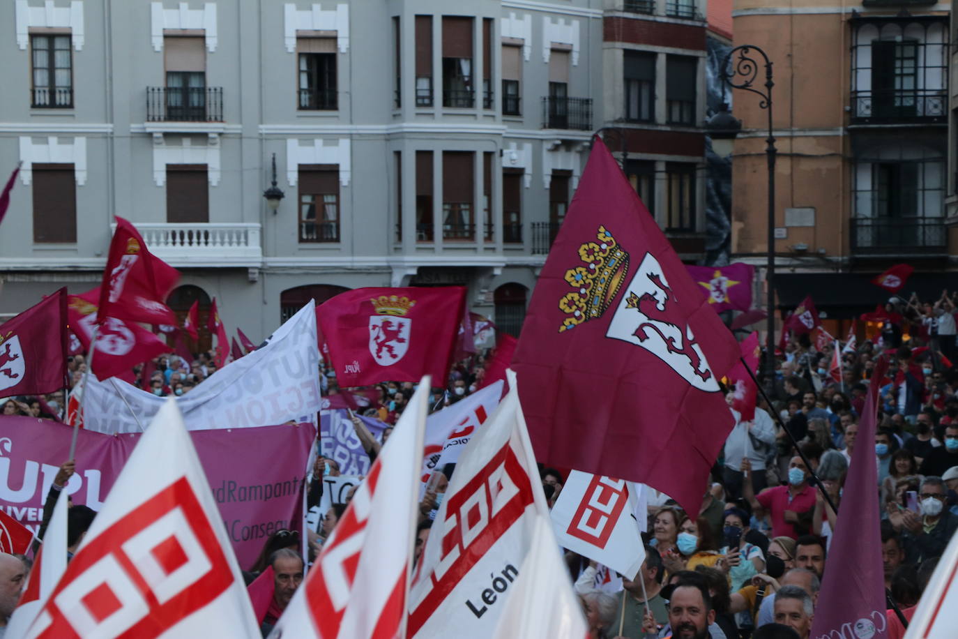 Manifestación por León en la capital leonesa. 