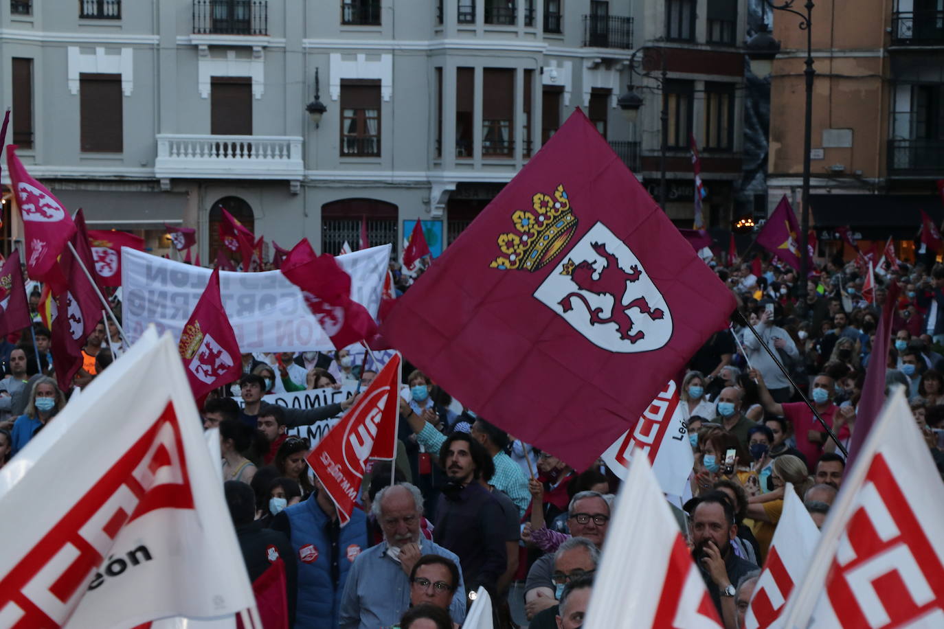 Manifestación por León en la capital leonesa. 