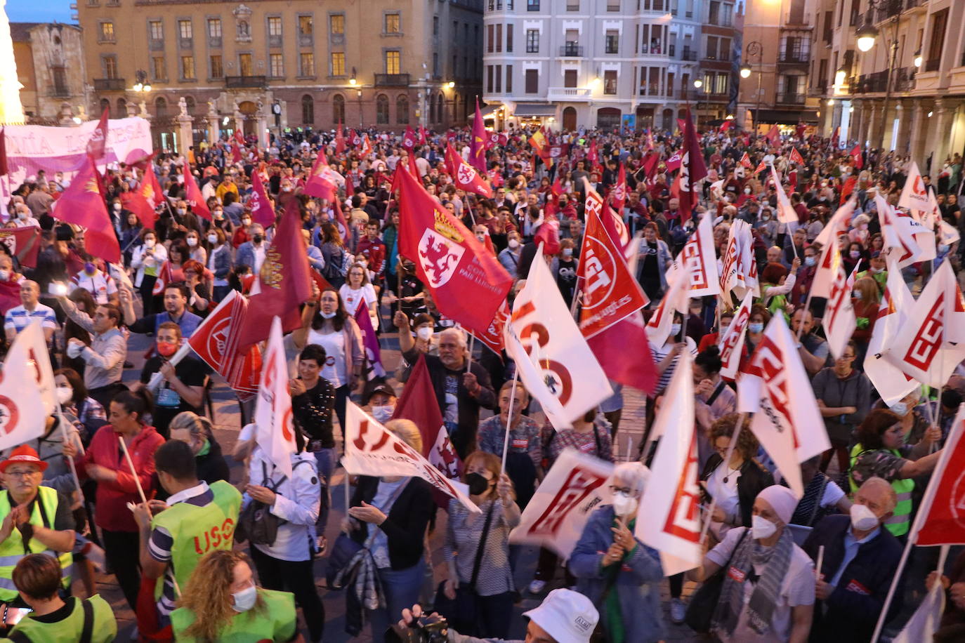 Manifestación por León en la capital leonesa. 