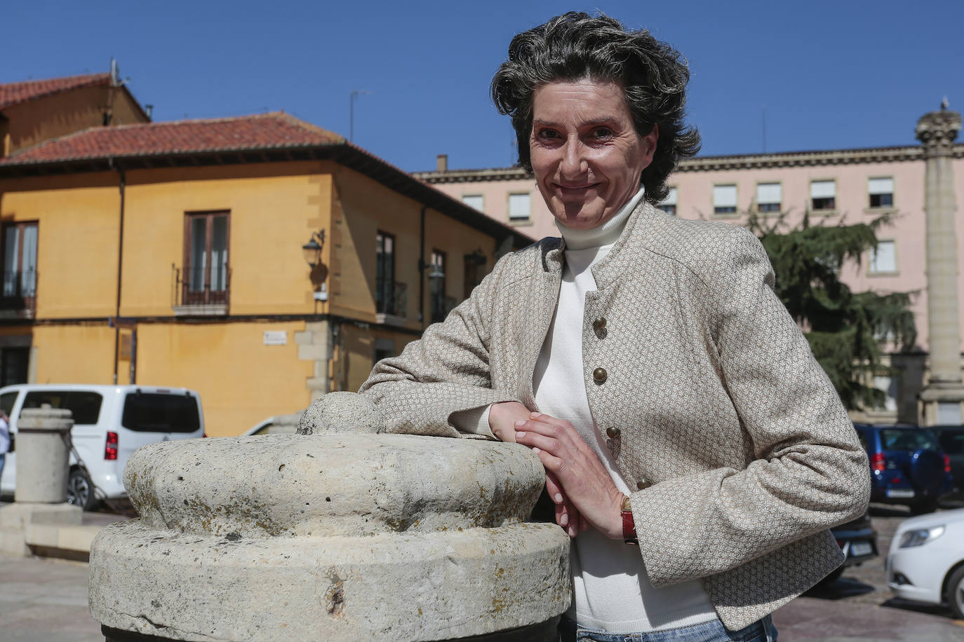 María Belén Santos, autora del libro 'La leyenda del oso y el buey'.