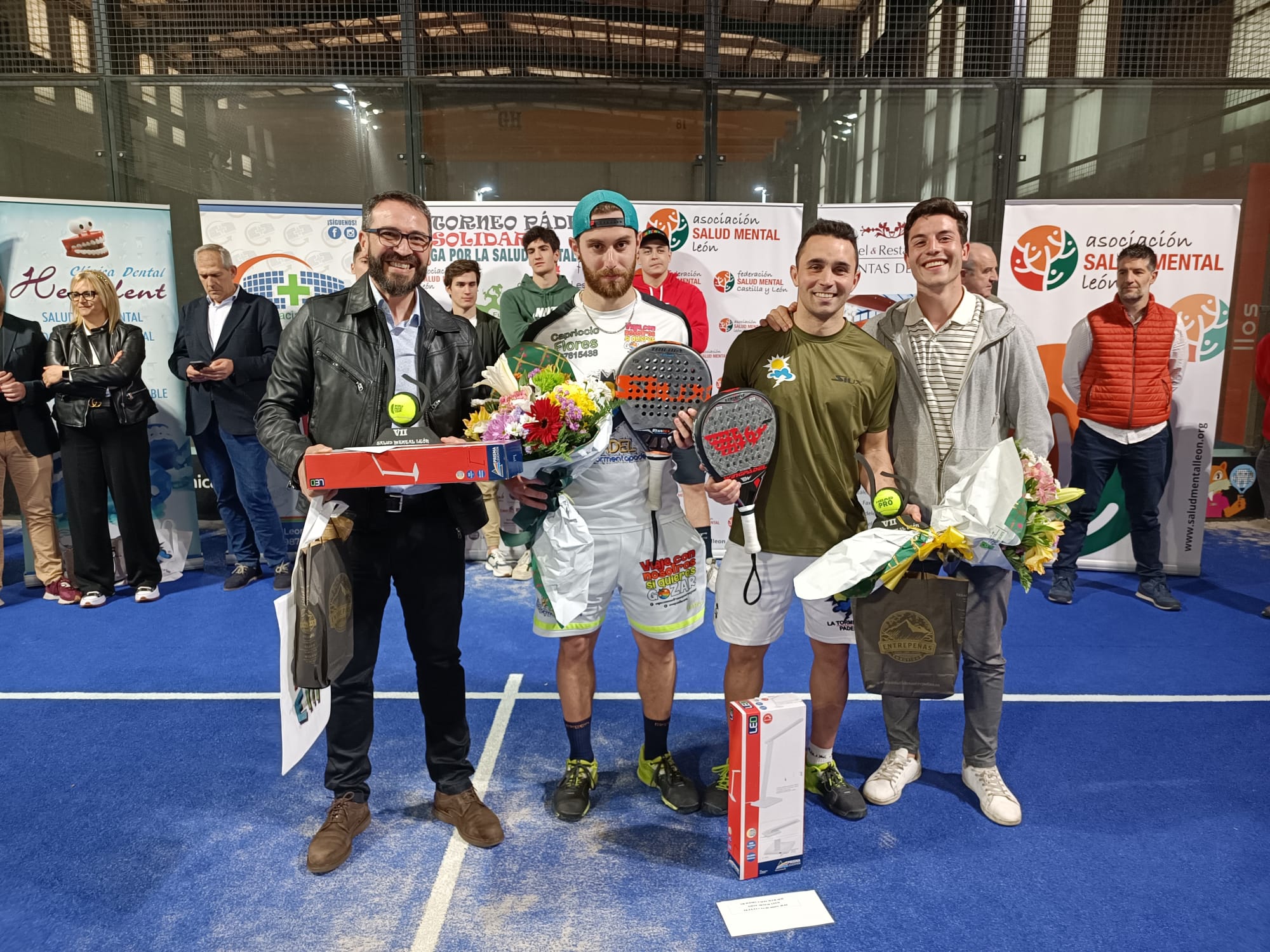 Tras dos años de parón, la asociación leonesa Salud Mental retoma con fuerza sus actividades solidarias y bate récords de participación en su ya mítico torneo de pádel 'Juega por la salud mental 2022', que recaudó fondos para el acondicionamiento de su huerto terapéutico