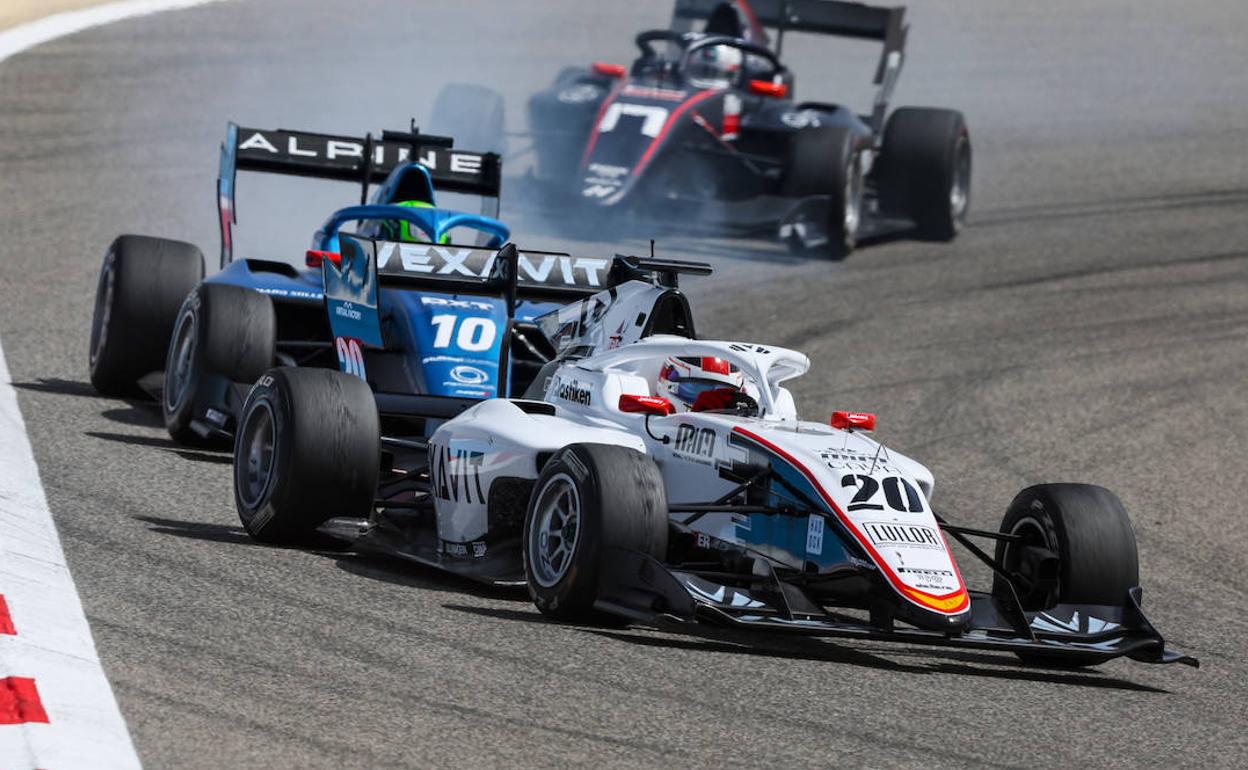 David Vidales, en un gran premio anterior con el Formula 3.