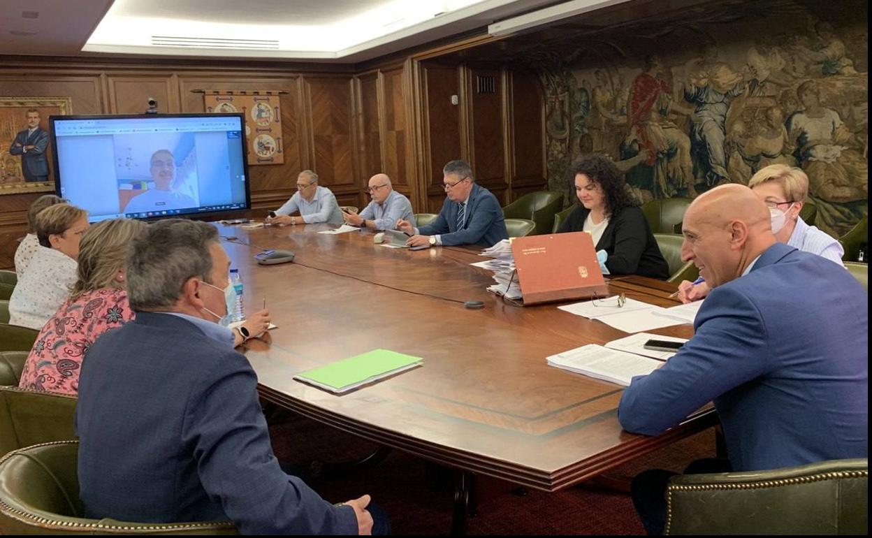Reunión de la junta de gobierno local de este viernes.