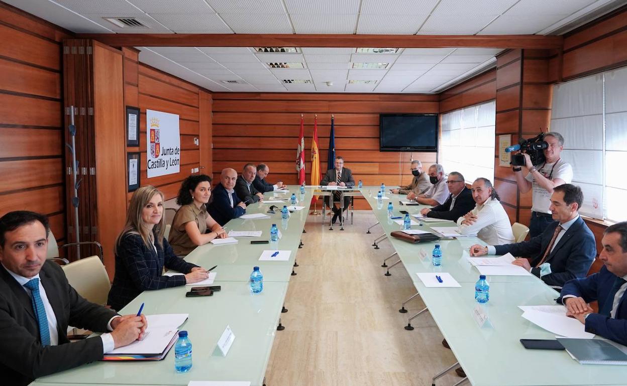 Participantes en el Consejo Regional Agrario. 