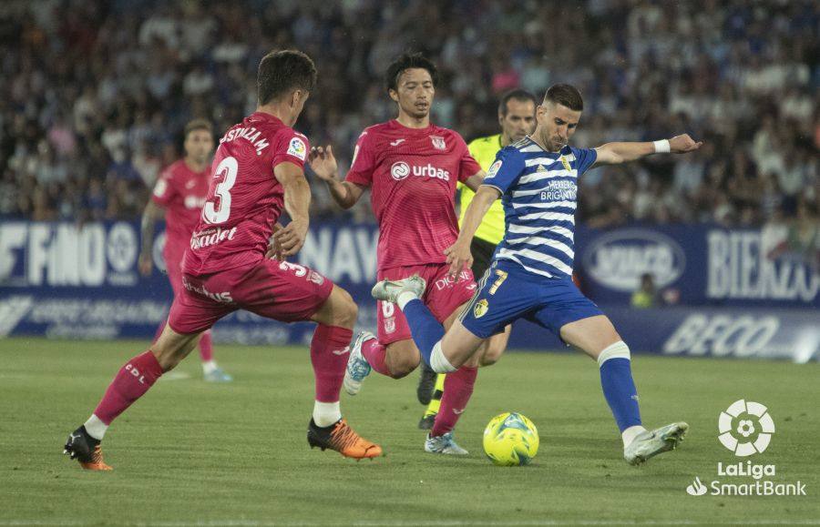 Imagen del encuentro entre la SD Ponferradina y el Leganés. 