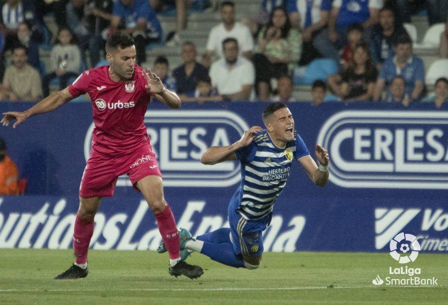 Imagen del encuentro entre la SD Ponferradina y el Leganés. 