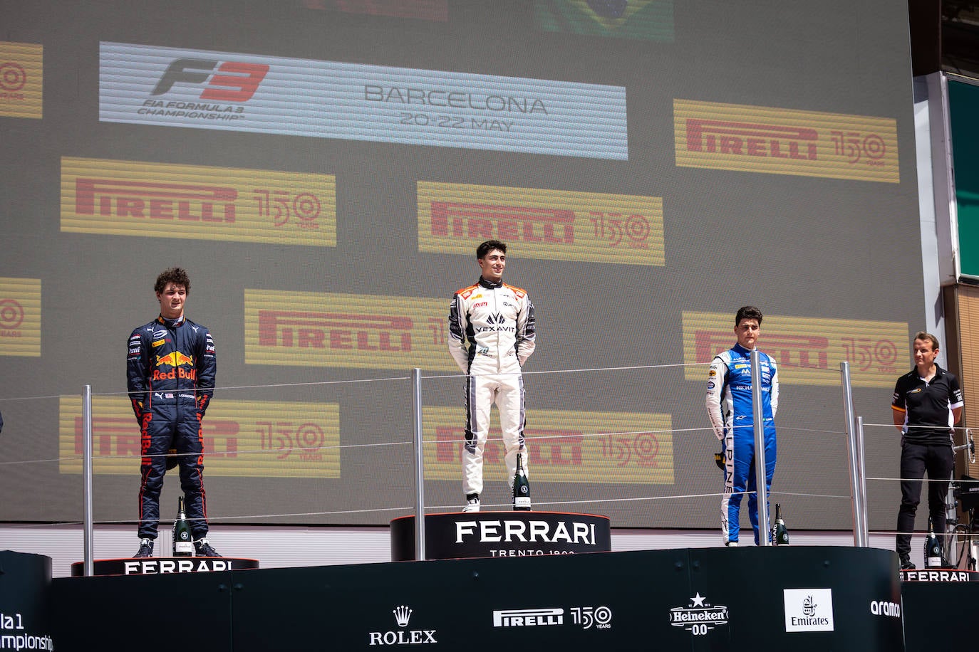 El leonés logró el sábado su primera victoria en la Formula 3, la primera desde 2015 para un piloto español en esta categoría