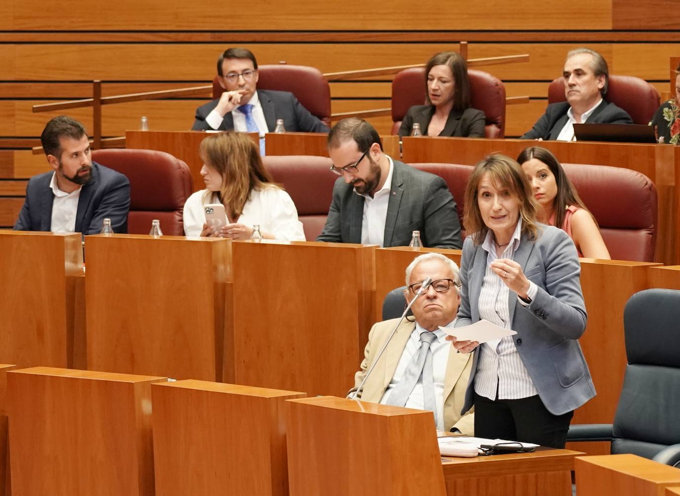 Sesión de martes del pleno de las Cortes de Castilla y León.