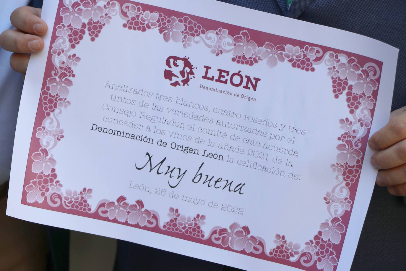 Acto de calificación de los vinos de la DO León. 