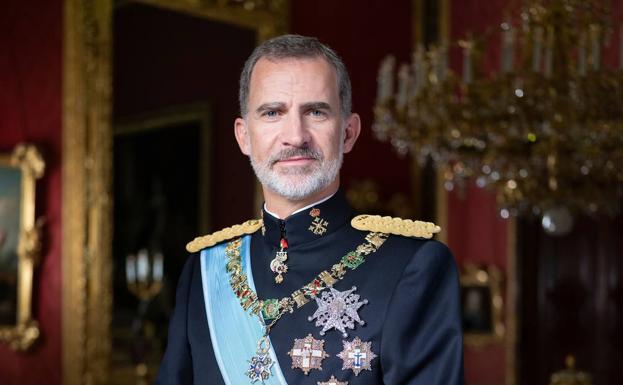 Retrato oficial del Rey Felipe VI.