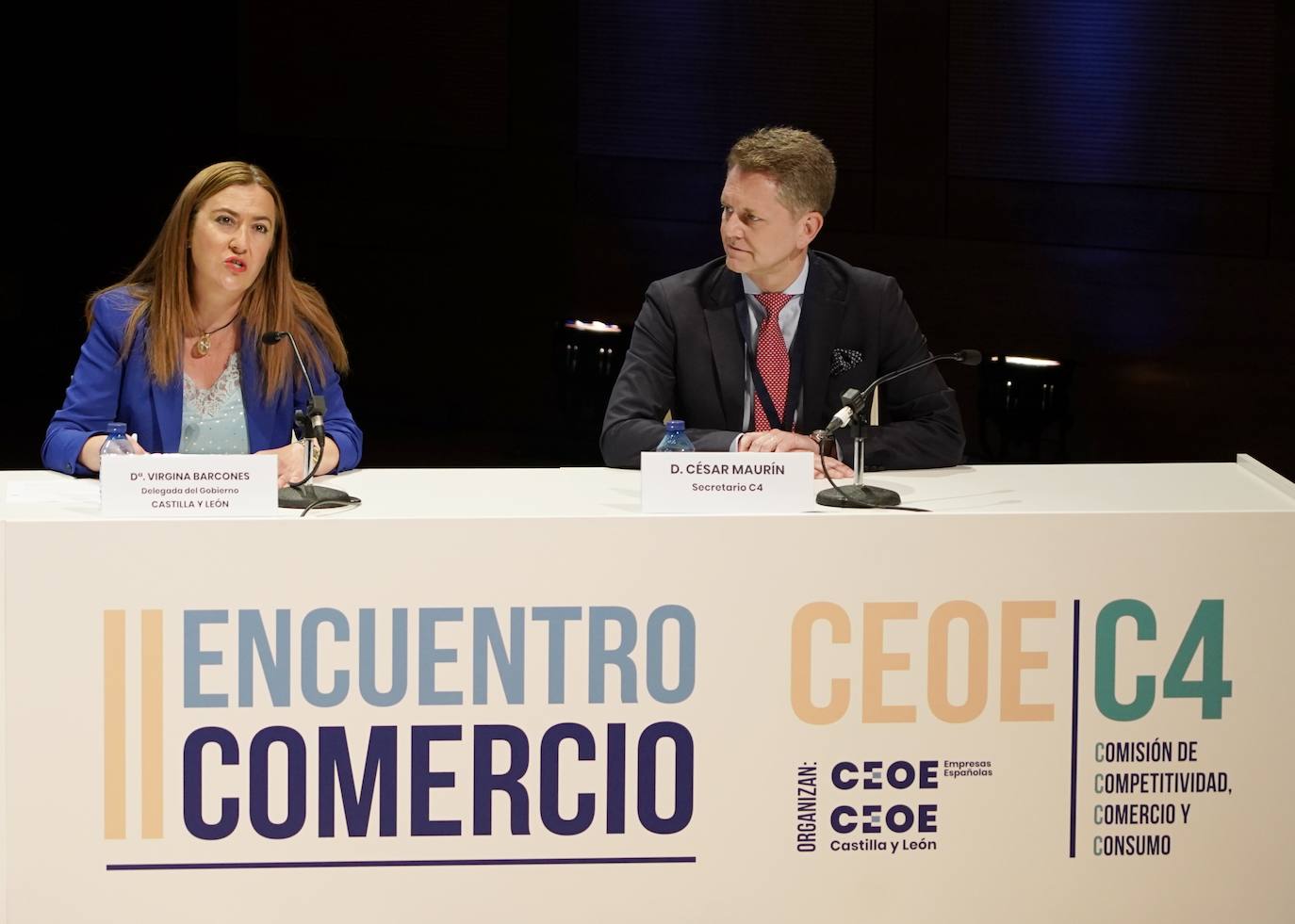 Imagenes del II Encuentro del Comercio C4-CEOE. 