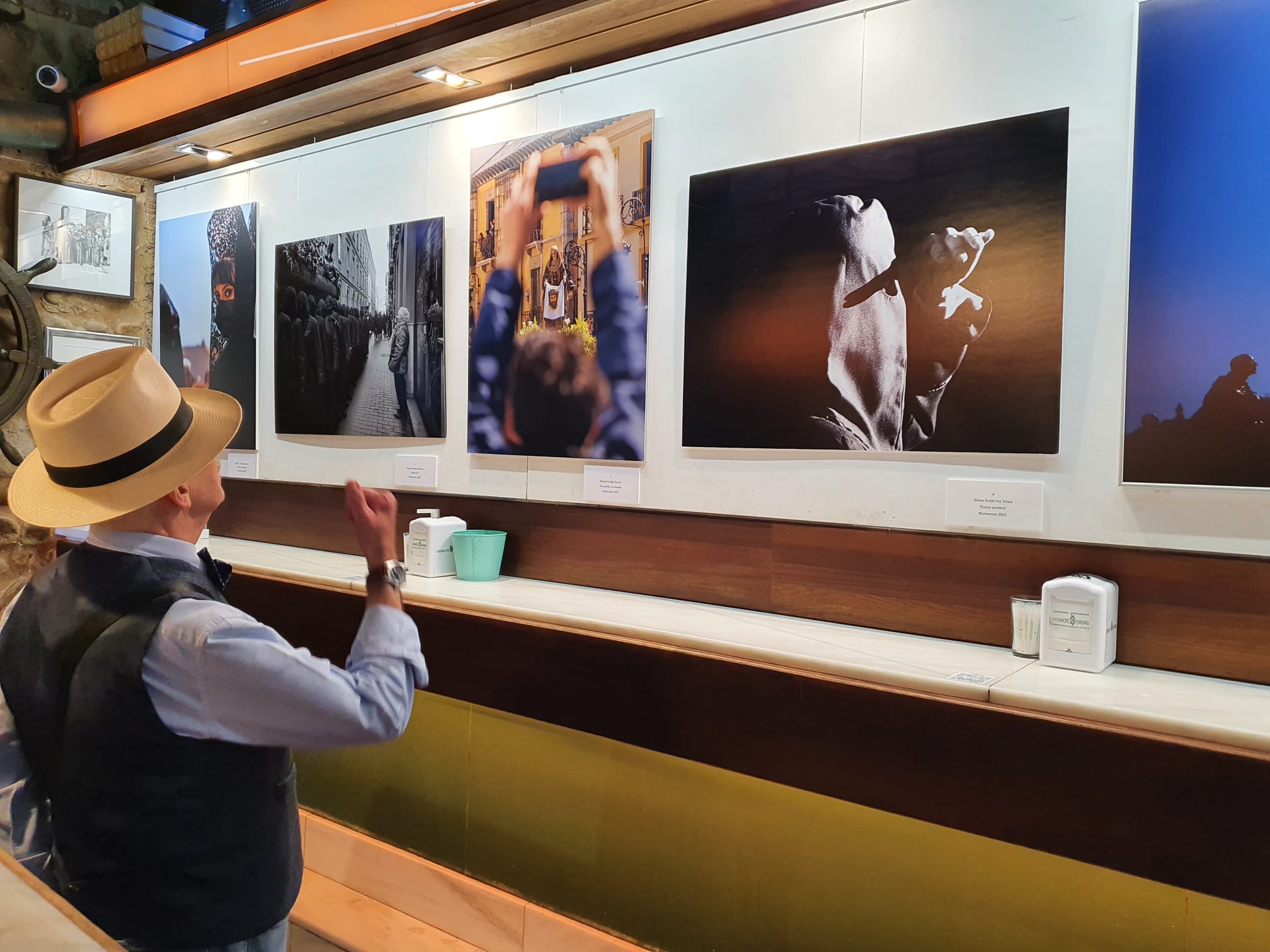 La exposición estará en el Camarote Madrid hasta el 15 de junio.