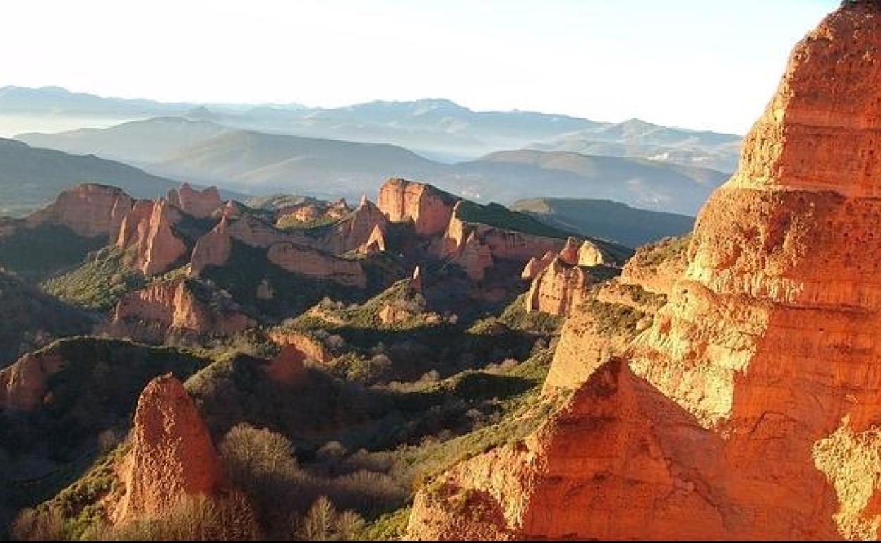 Paraje de las Médulas, en la provincia de León.