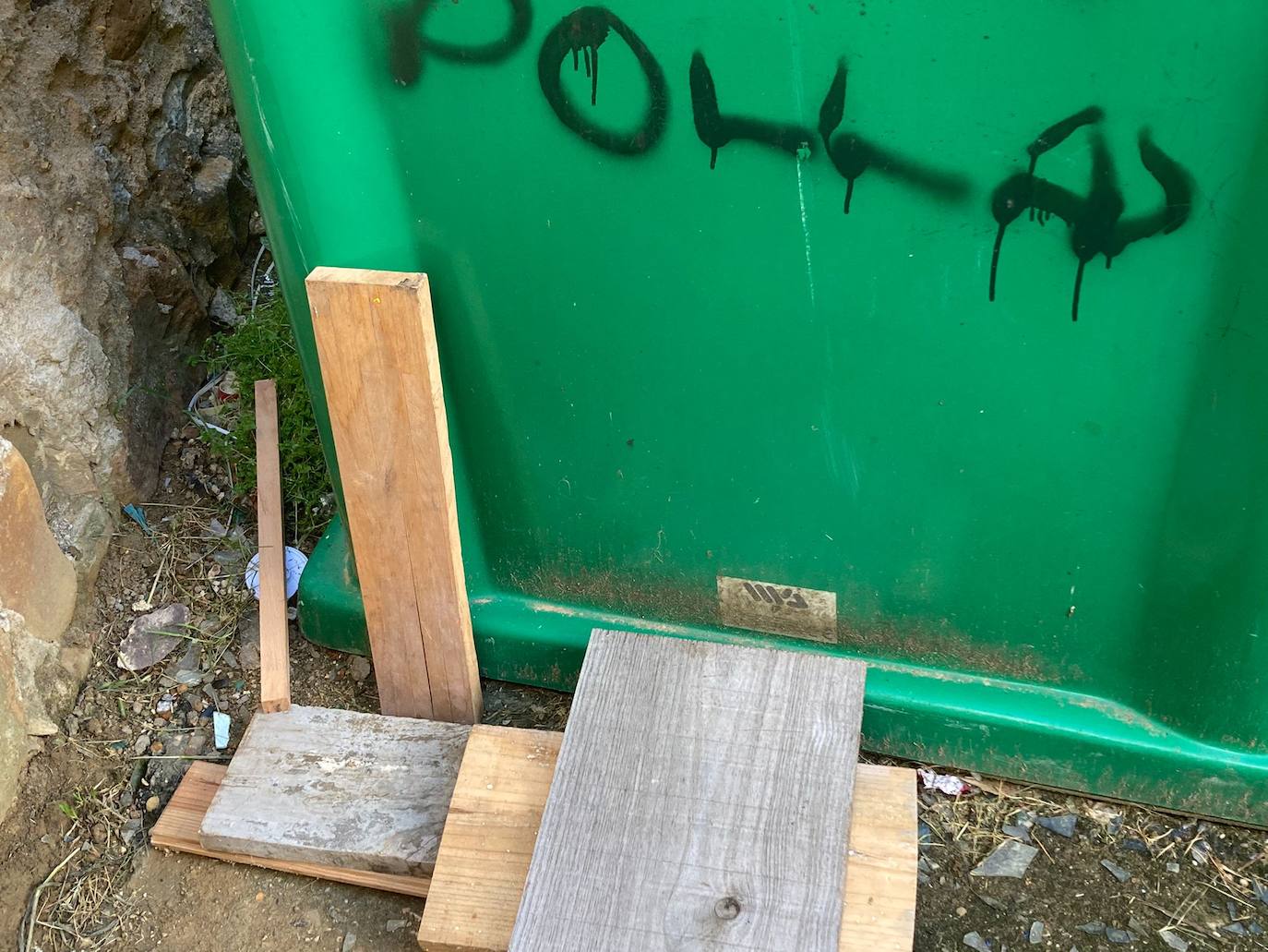 Contenedores del municipio de Sabero. 