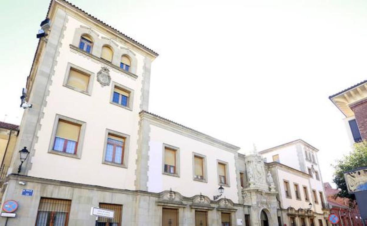 Imagen del edificio de la Audiencia Provincial de León. 