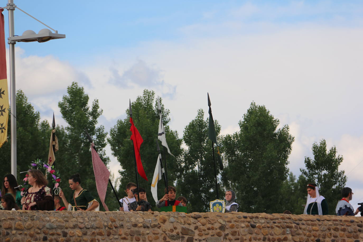 El palenque volvió a cobrar vida y se empapó de caballeros dispuestos a dar batalla ante el Passo Honroso de Hospital de Órbigo.