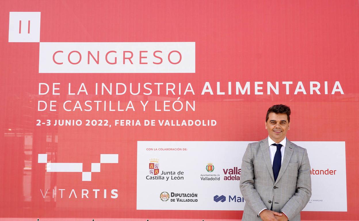 El presidente de la Asociación de la Industria Alimentaria de Castilla y León, Vitartis, Pedro Ruiz Aragoneses.