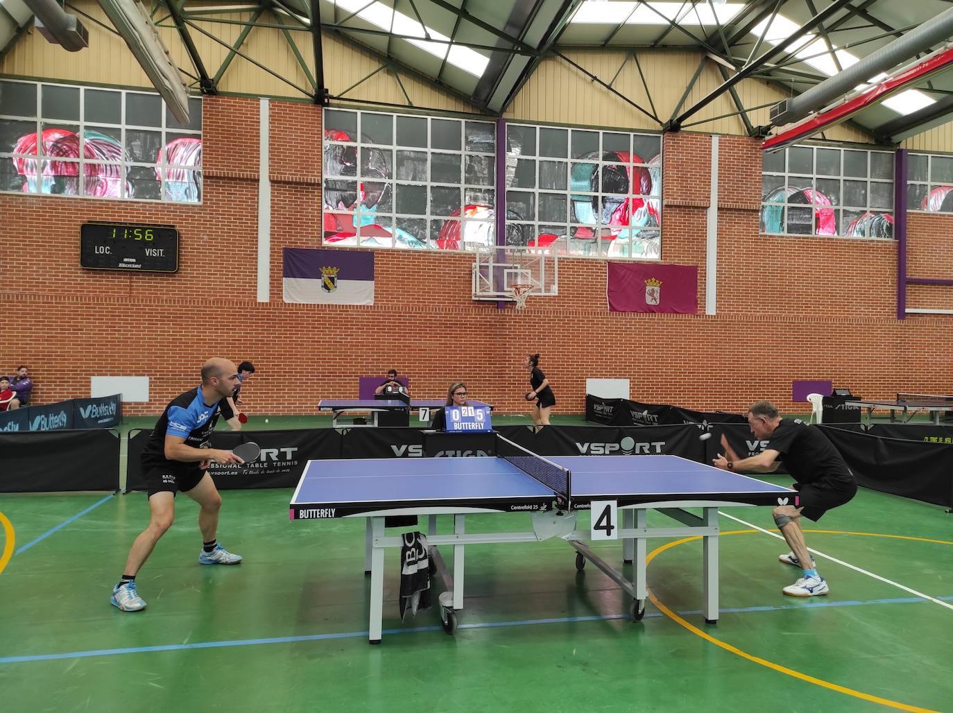 Torneo de tenis de mesa en la localidad de Valencia de Don Juan.