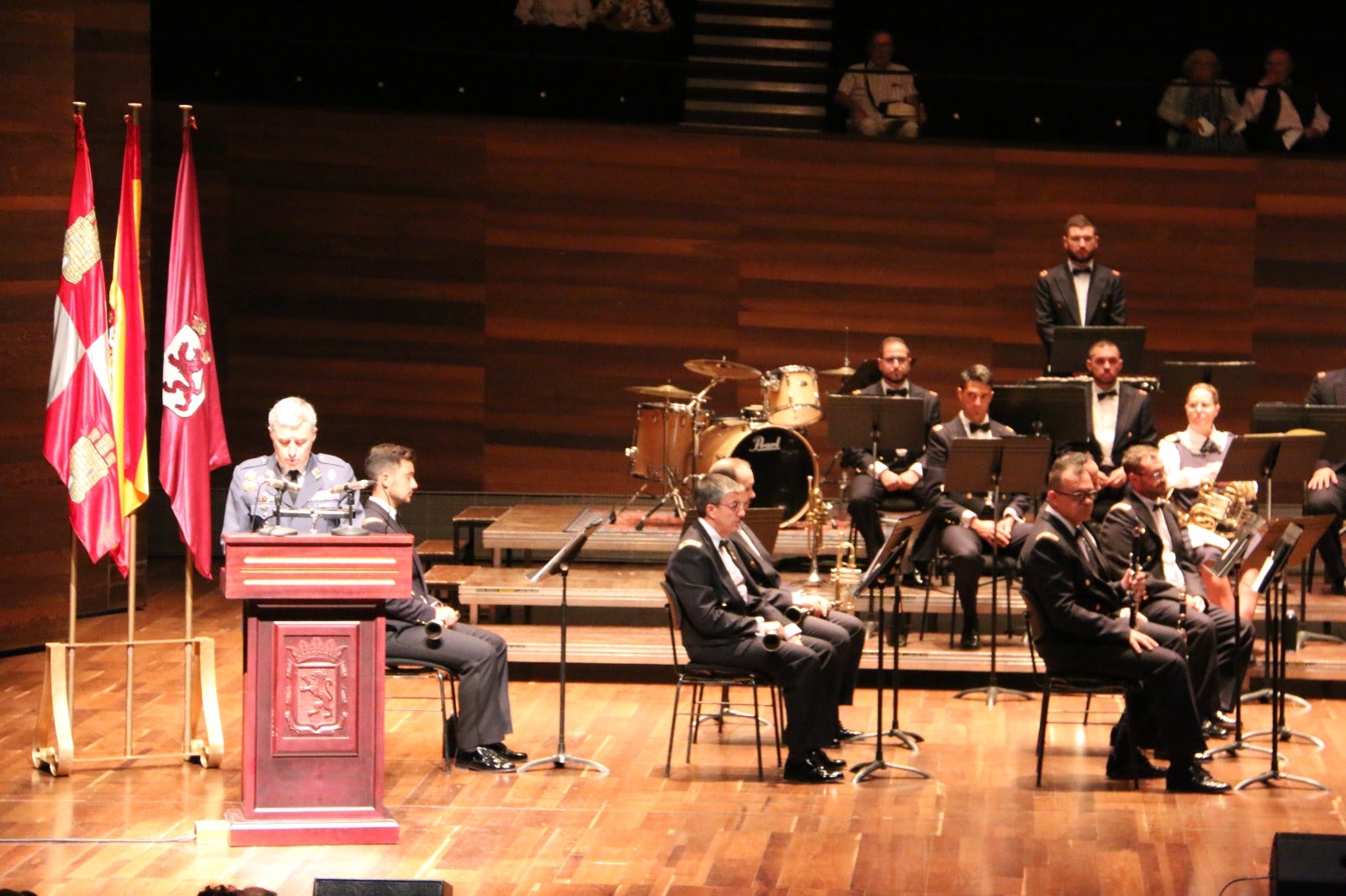 Concierto de Unidad de Música de la ABA de la Academia Básica del Aire en el Auditorio de León.