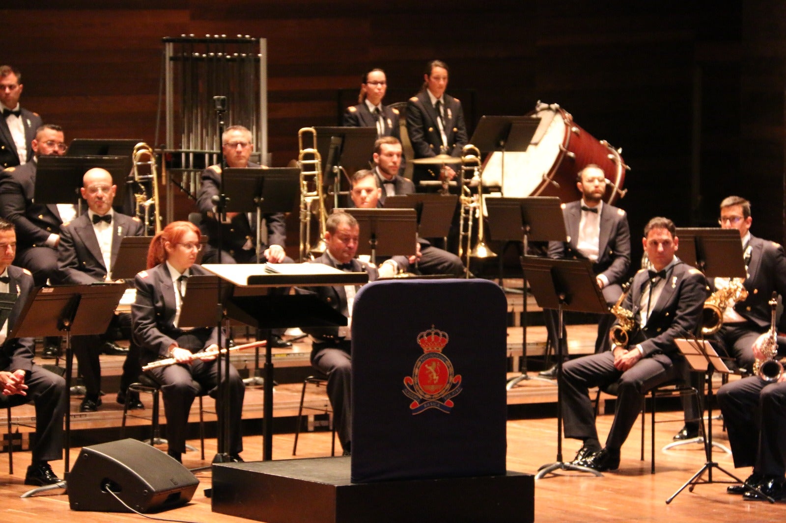 Concierto de Unidad de Música de la ABA de la Academia Básica del Aire en el Auditorio de León.