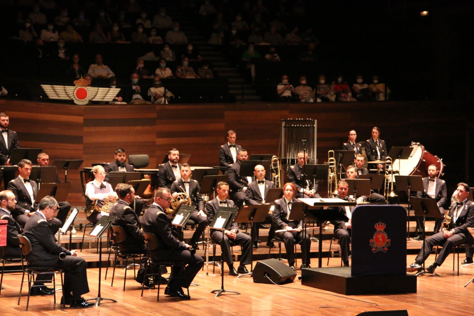 Concierto de Unidad de Música de la ABA de la Academia Básica del Aire en el Auditorio de León.