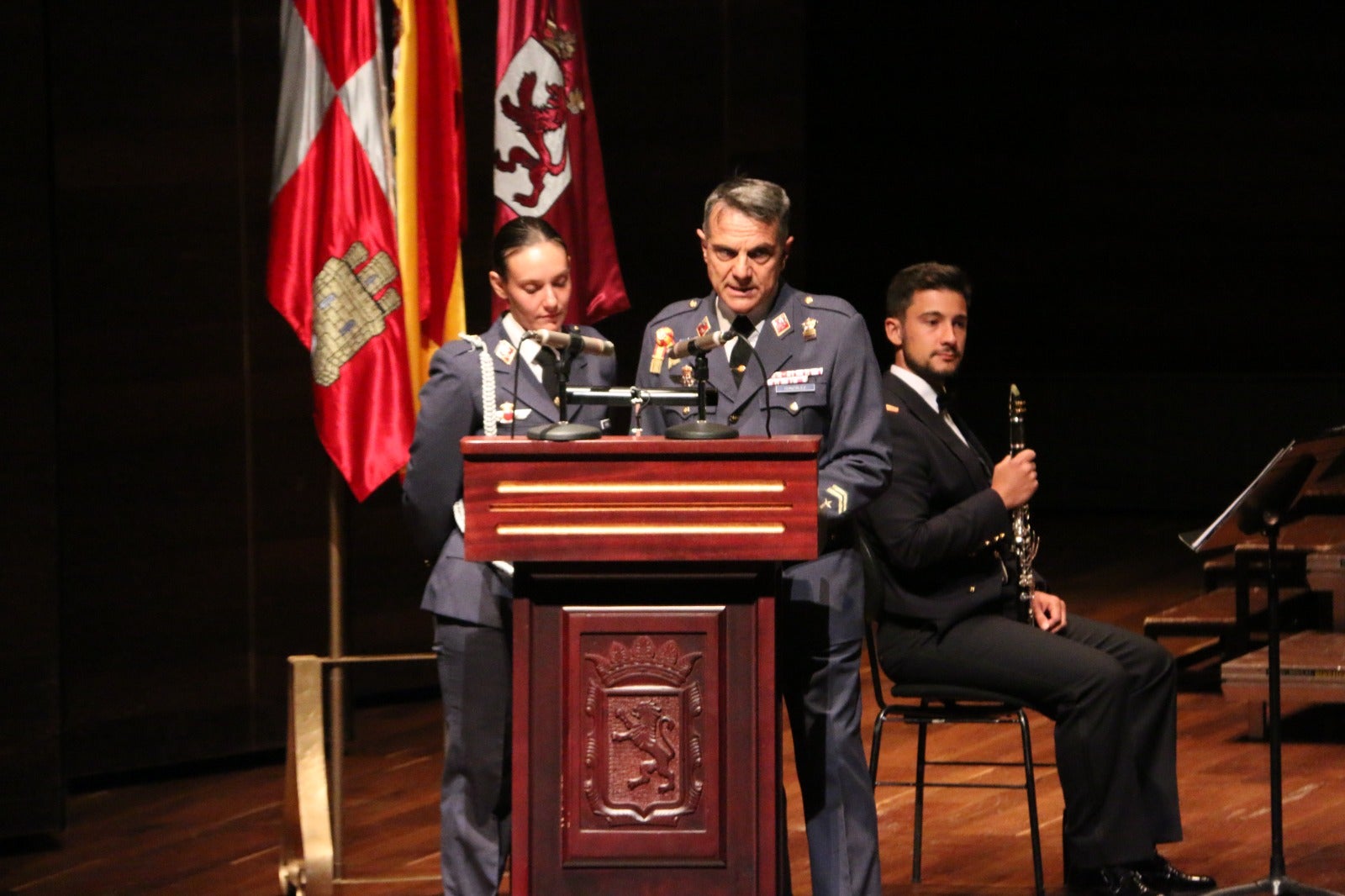 Concierto de Unidad de Música de la ABA de la Academia Básica del Aire en el Auditorio de León.