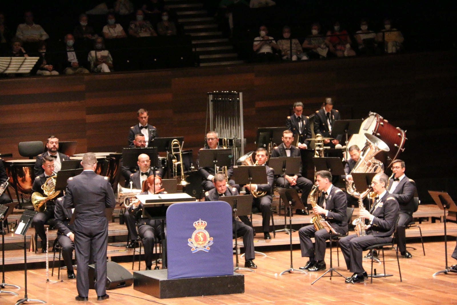Concierto de Unidad de Música de la ABA de la Academia Básica del Aire en el Auditorio de León.