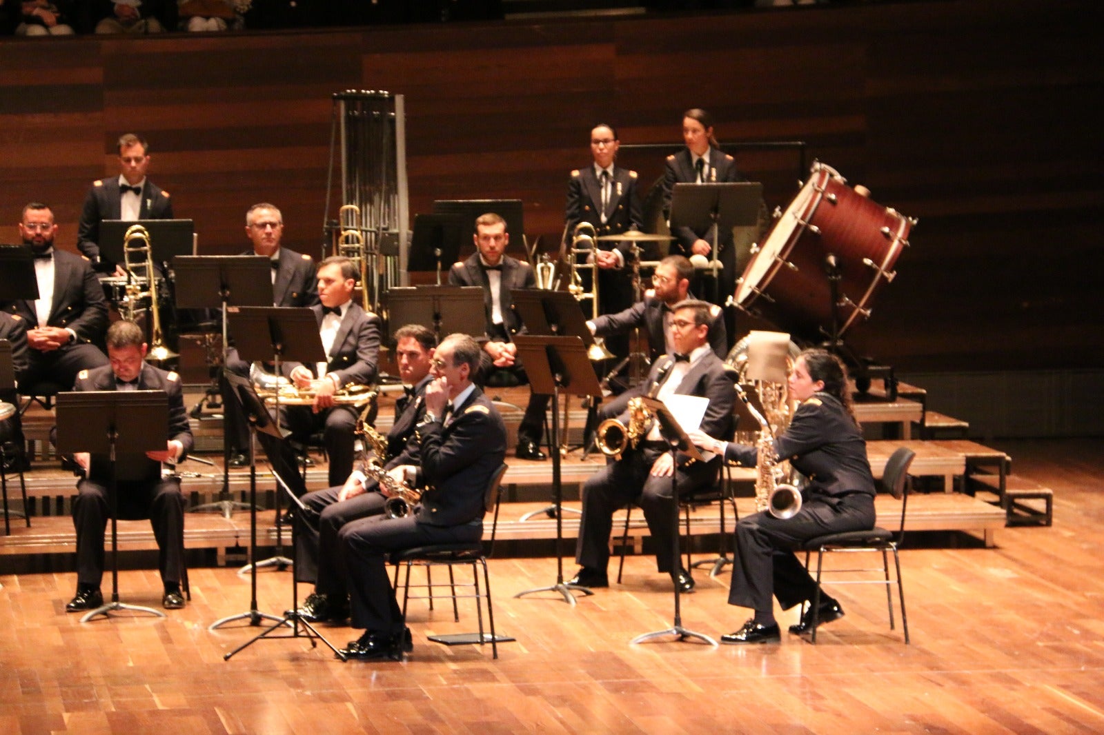 Concierto de Unidad de Música de la ABA de la Academia Básica del Aire en el Auditorio de León.
