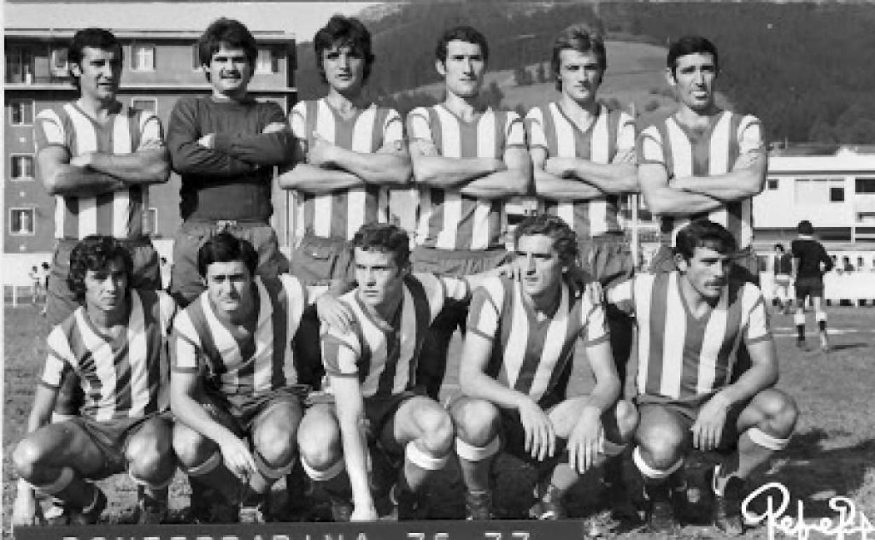 Uno de los equipos de la Deportiva en la década de los 70.