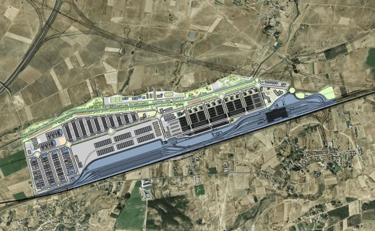 Proyecto de desarrollo de Torneros. Su diseño inicial le une al tren como elemento logístico determinante. Sin este desarrollo carece de viabilidad. 