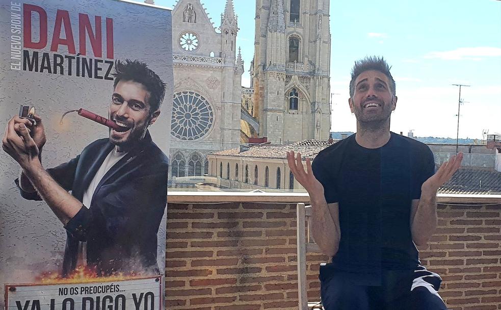 El cómico leonés Dani Martínez en la presentación de su espectáculo 'No os preocupéis… ya lo digo yo' en León